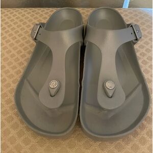 Birkenstock Gizeh Sandals- Silver- Size 40